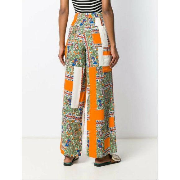 Tory Burch Pants - TORY BURCH "Something Wild" Print Silk Pants